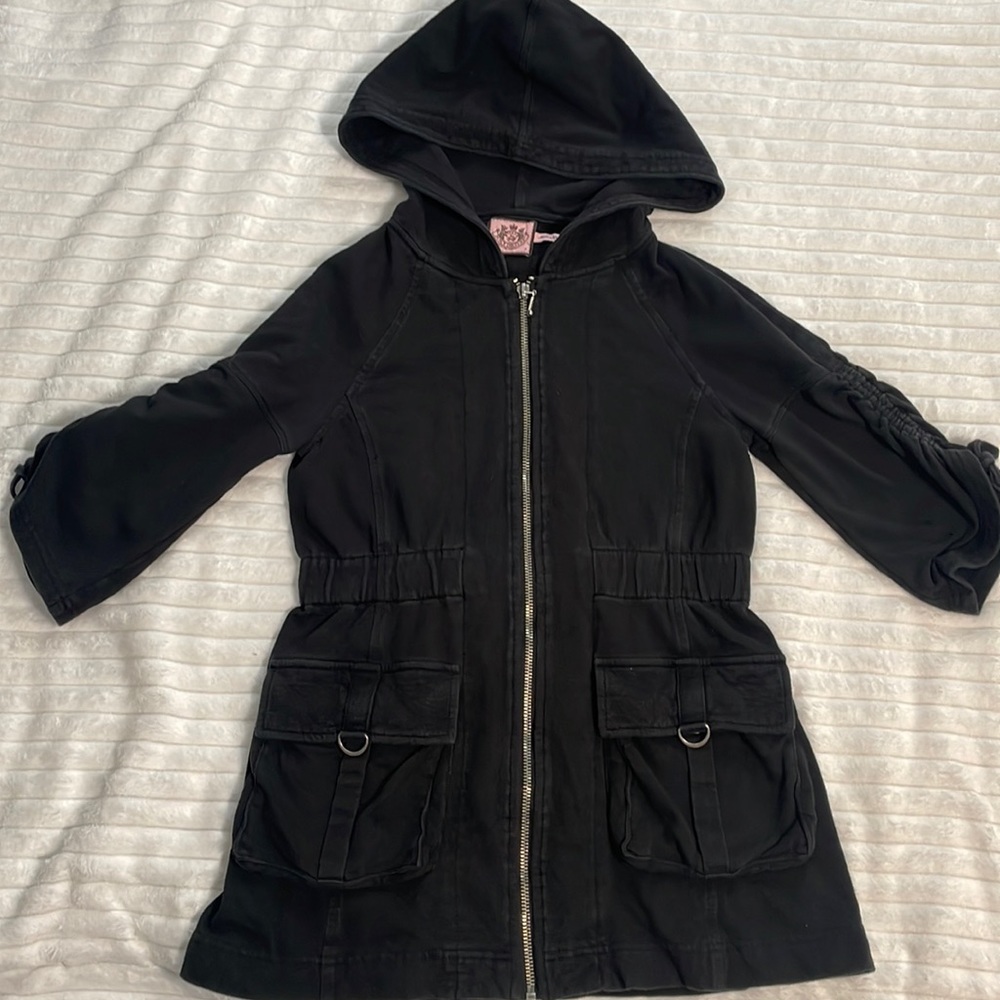 Vintaged Juicy Couture hoodie jacket 🧥 Black size P